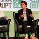 Cloudera's Kirk Dunn and Box's Aaron Levie speak during a question and answer session at the TechCrunch Disrupt conference in San Francisco